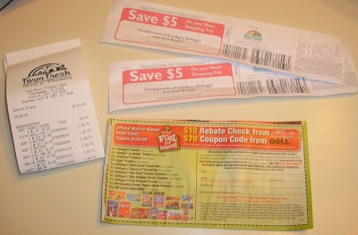 catsandrebate Two $5 catalinas, which I'll use in the next week or so.