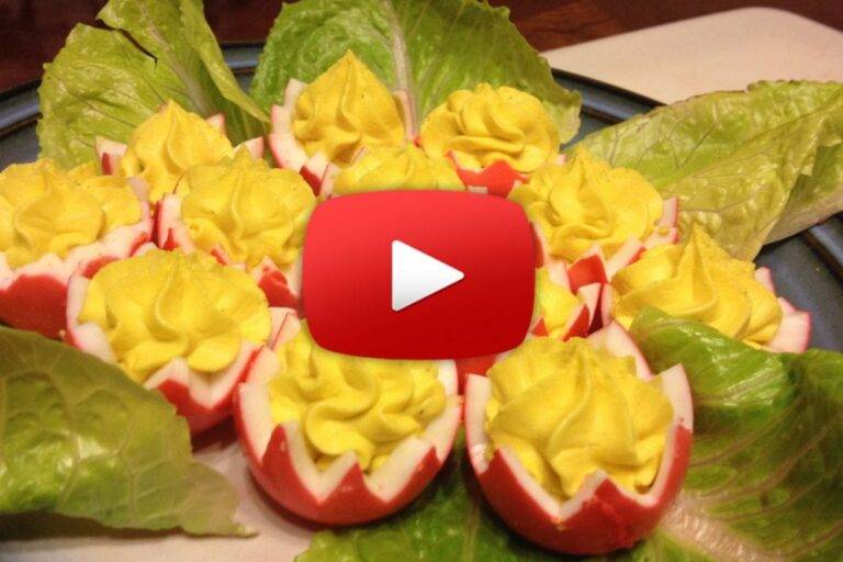 deviled egg tulips video